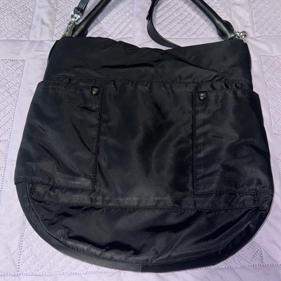 Marc by Marc Jacobs Black Nylon Crossbody/Shoulder Handles Hobo Bag - Picture 7 of 9